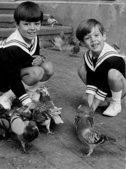 Ilmo. Sr. D. Manuel Sánchez Montilla (Conde de Campos) y su hermano Victorio